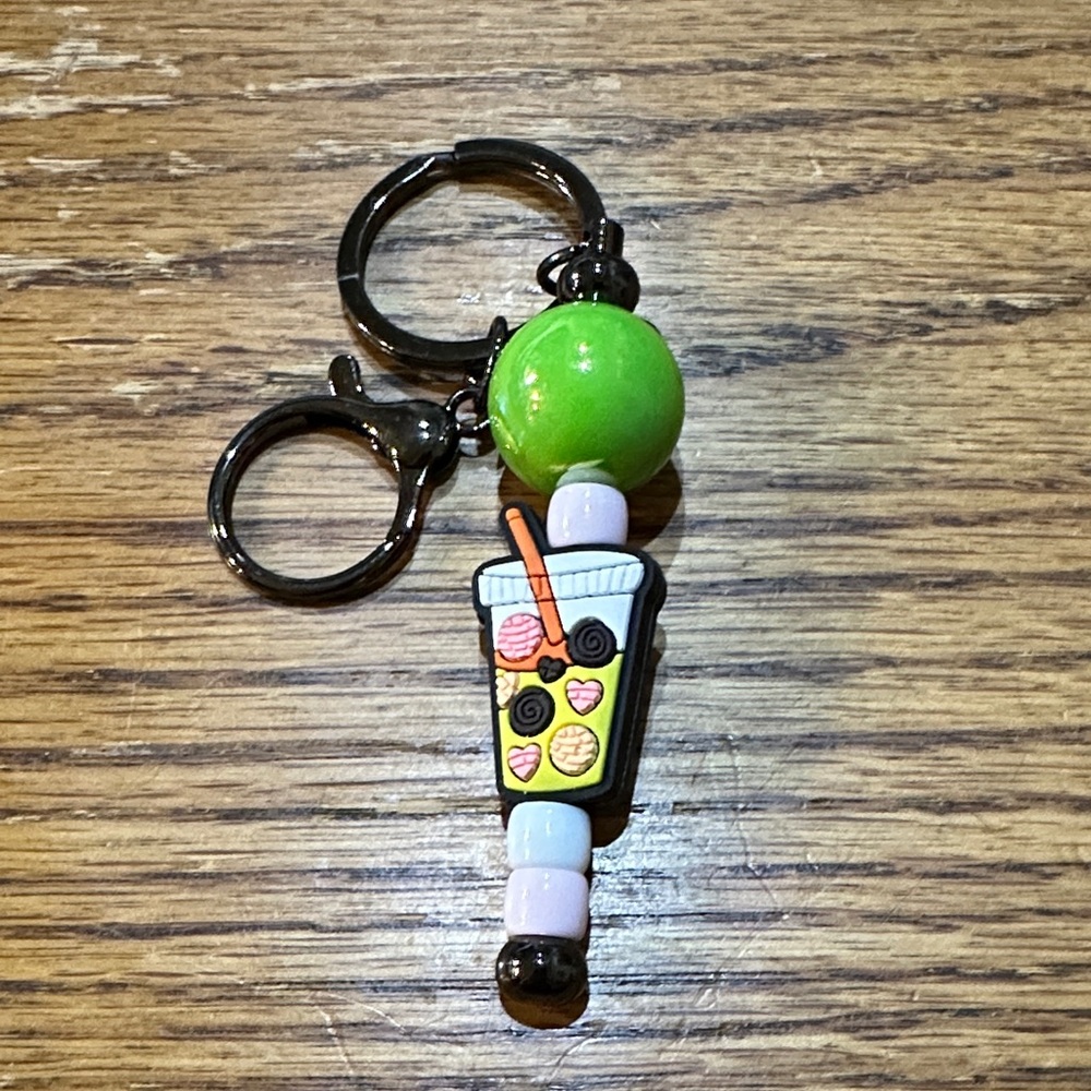Colorful Bubble Tea Key Holder